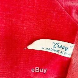 RARE Vintage Madame Alexander CISSY Rose Velvet Coat from 1955