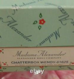 RRD? Madame Alexander New 8 Doll? Chatterbox Wendy? 61625