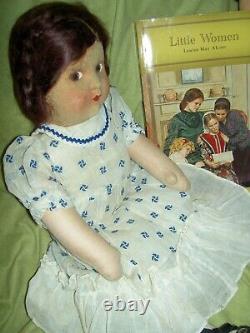 Rare, Alexander c1930s, all cloth 16Little Women doll