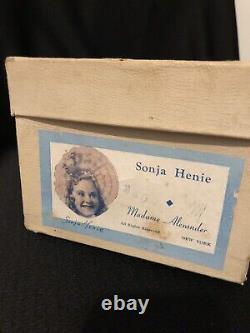Rare Sonja Henie Madame Alexander Doll 14 Inches Original Box