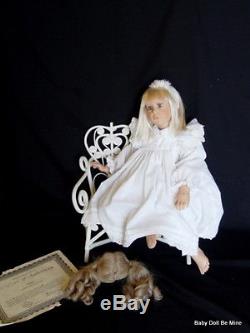 Retired Hildegard Gunzel 1991 Heide 26 Vinyl Doll with a Slight Makeover