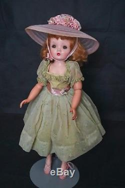 SALE Vintage Madame Alexander Cissy Doll 1958 Sheer Green tagged Outfit