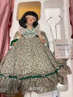 Scarlett O'Hara Madame Alexander made by Danbury Mint Porcelain adult collector