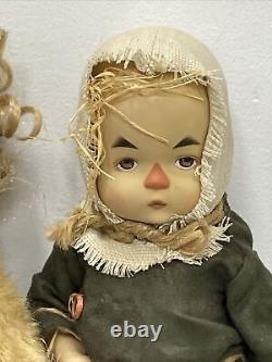 Set Madame Alexander Wizard of Oz Dolls, New No Boxes, 12, Fab Faces & Condition