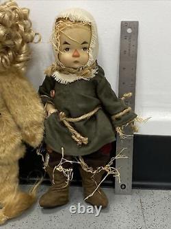 Set Madame Alexander Wizard of Oz Dolls, New No Boxes, 12, Fab Faces & Condition