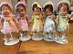 Set of 5 vintage Madame Alexander DIONNE QUINTS 7 dolls & pins complete 1934