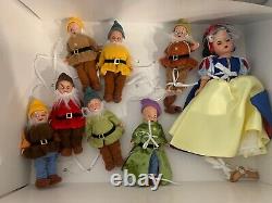 Snow White and Seven Dwarfs Doll Set By Madame Alexander 2002 Style # 35520