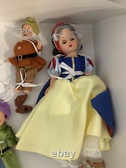 Snow White and Seven Dwarfs Doll Set By Madame Alexander 2002 Style # 35520