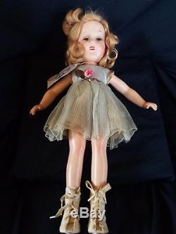 Sonja Henie Rare Early Vintage Madame Alexander Doll Antique NY With Box & Tag