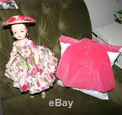 Stunning 1950s 20 Madame Alexander CISSY withBox, Tagged Dress & Coat + extras