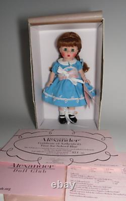 Time For School Blue Madame Alexander 8 2010 MADC Limited Edition Doll #60272