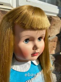 VERY RARE 35 Madame Alexander Vinyl Janie Playpal Doll From 1959, Gorgeous