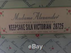 VERY RARE Madame Alexander KEEPSAKE SILK VICTORIAN #28725 NRFB NEW Box Tag