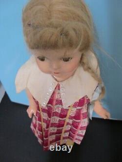 VINTAGE, 19 Madame Alexander Composition Doll, McGuffy Anna, 1936, VG