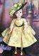 VINTAGE 1950 Madame Alexander CISSY DOLL tagged yellow DRESS hat GARDEN PARTY
