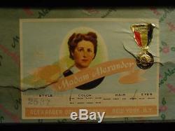 VINTAGE 1950s MADAME ALEXANDER 24 WINNIE WALKER DOLL with BOX CISSY FACE