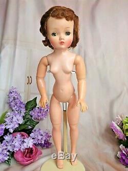 VINTAGE 1950s Madame Alexander CISSY DOLL red hair 20 hard plastic NO CLOTHES