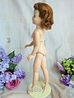 VINTAGE 1950s Madame Alexander CISSY DOLL red hair 20 hard plastic NO CLOTHES