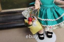 VINTAGE Madame Alexander-kins Doll 1950' Wendy Takes Fruit To Grandma