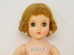 VNTG 1950s Madame Alexander 16 Elise Doll Dk Blonde Flip Wig