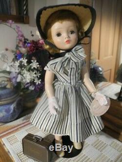 VTG 18 Blonde Binnie Walker Doll Madame Alexander ORIG Wig Panties & Shoes, Hat