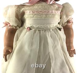 VTG 1940s Alexander Doll Co Madame Alexander Little Baby Genius Doll 22 withStand