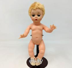 VTG Madame Alexander Little Genius Caracul Wig Drink Wet Baby Doll Toy KP21