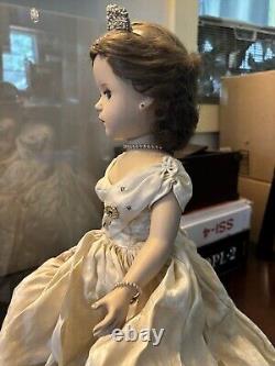 Vintage 18 Madame Alexander, Hard Plastic, Queen Elizabeth II Walker Doll, 1953