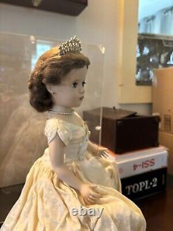 Vintage 18 Madame Alexander, Hard Plastic, Queen Elizabeth II Walker Doll, 1953