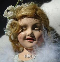 Vintage 1930s 13 Swivel Waist Compo Alexander Sonja Henie Doll in Tag Costume