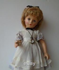 Vintage 1940s 21 Composition Alexander Dressed Alice in Wonderland Doll Beauty