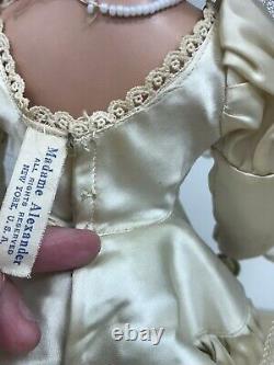 Vintage 1950's 1953 Madame Alexander Doll Margaret Wendy Lucy Bride WithCurlers