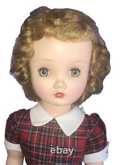 Vintage 1953-1955 WINNIE WALKER 25 Doll Madame Alexander TAGGED DRESS STUNNING