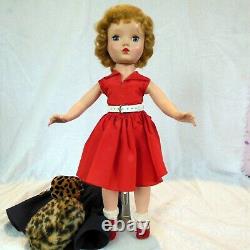 Vintage 1953 Madame Alexander 14 Winnie Walker doll in tagged Binnie outfit