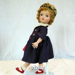 Vintage 1953 Madame Alexander 14 Winnie Walker doll in tagged Binnie outfit