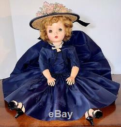 Vintage 1954-55 Madame Alexander Cissy Doll In #2044 Navy With Bolero (1955)