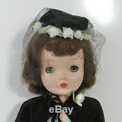Vintage 1956 Madame Alexander 20 Brunette Cissy Doll In Original Outfit