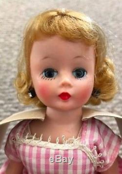 Vintage 1958 MADAME ALEXANDER Doll CISSETTE #801 9 Pink DRESS Blonde HAIR w BOX