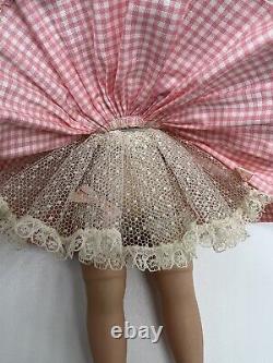 Vintage 1962 Madame Alexander Cissette Square Dance Dress #763 Slip Panties #901