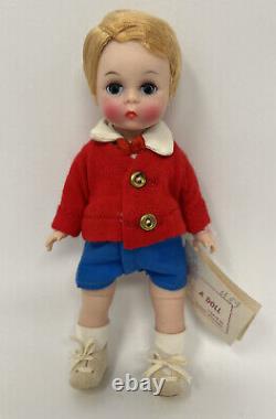 Vintage 1963 Madame Alexander Bill Walker Hang Tag Tagged 8 IN Doll