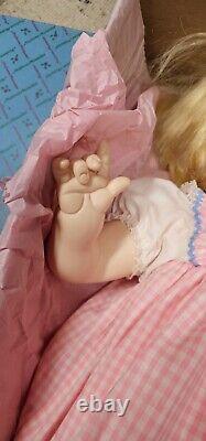 Vintage 1965 Madame Alexander Blonde Pussy Cat Baby Doll Euc 20 Working Crier