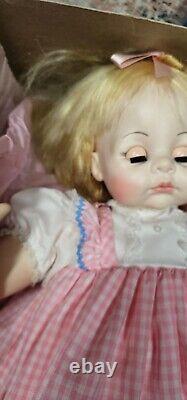 Vintage 1965 Madame Alexander Blonde Pussy Cat Baby Doll Euc 20 Working Crier