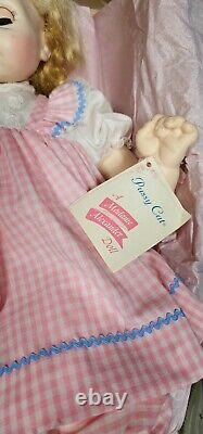 Vintage 1965 Madame Alexander Blonde Pussy Cat Baby Doll Euc 20 Working Crier