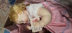 Vintage 1965 Madame Alexander Blonde Pussy Cat Baby Doll Euc 20 Working Crier