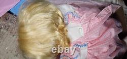 Vintage 1965 Madame Alexander Blonde Pussy Cat Baby Doll Euc 20 Working Crier