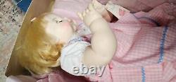 Vintage 1965 Madame Alexander Blonde Pussy Cat Baby Doll Euc 20 Working Crier