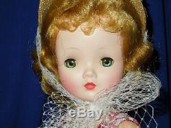 Vintage 50 Madame Alexander 20 Cissy doll in new summer sundress ensemble