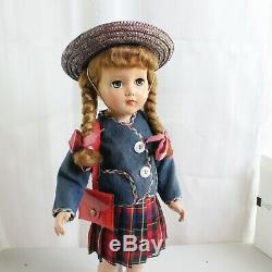 Vintage Arranbee Nanette Doll 18 Inches 1950' Original Outfit
