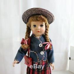 Vintage Arranbee Nanette Doll 18 Inches 1950' Original Outfit