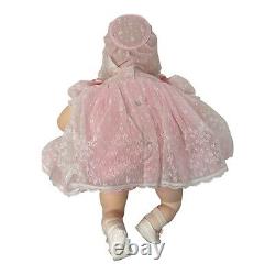 Vintage Large Madame Alexander Kitten Baby Doll Pink Dress All Original Box 5310